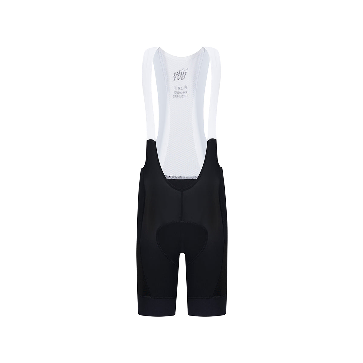 Black Cargo Bib Shorts