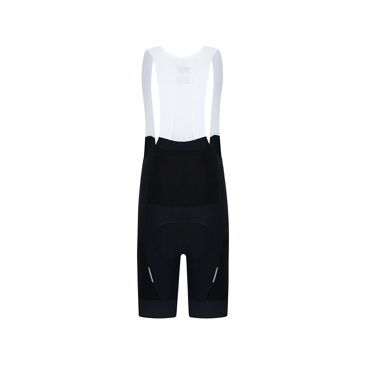 Black Cargo Bib Shorts