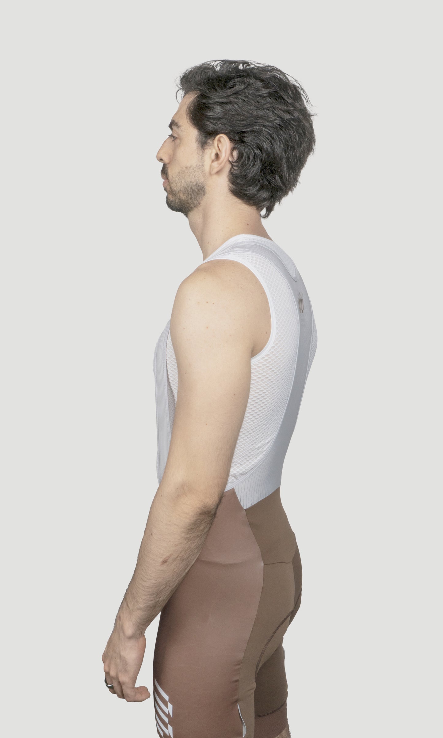 Brown Bib Shorts