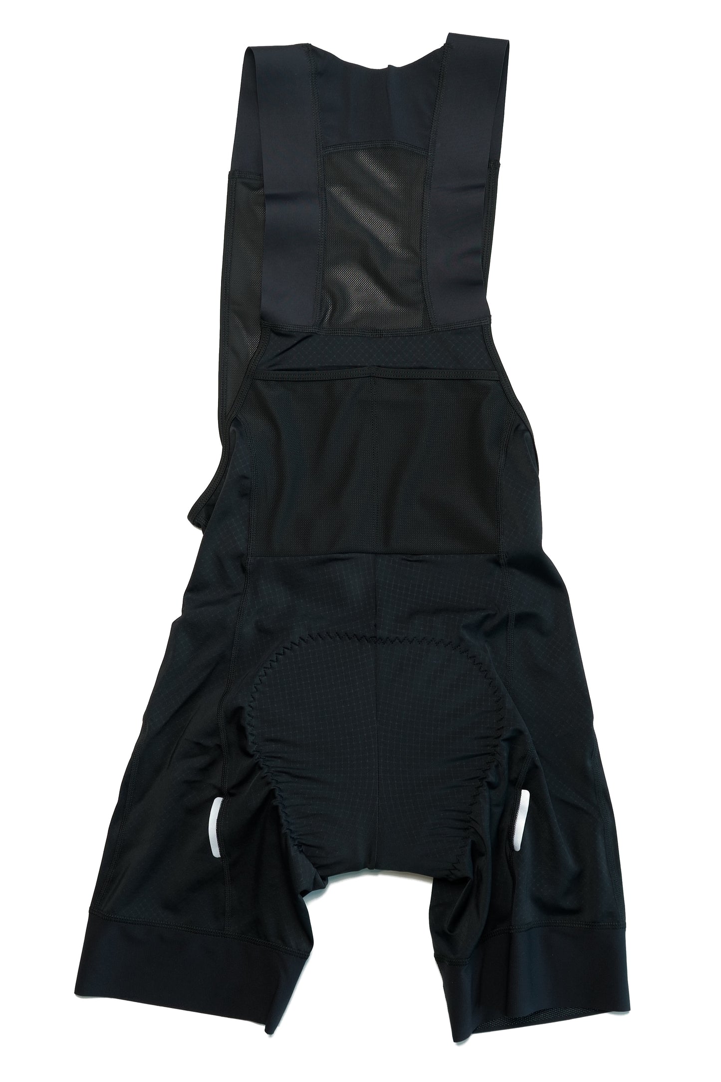 Black Cargo Bib Shorts