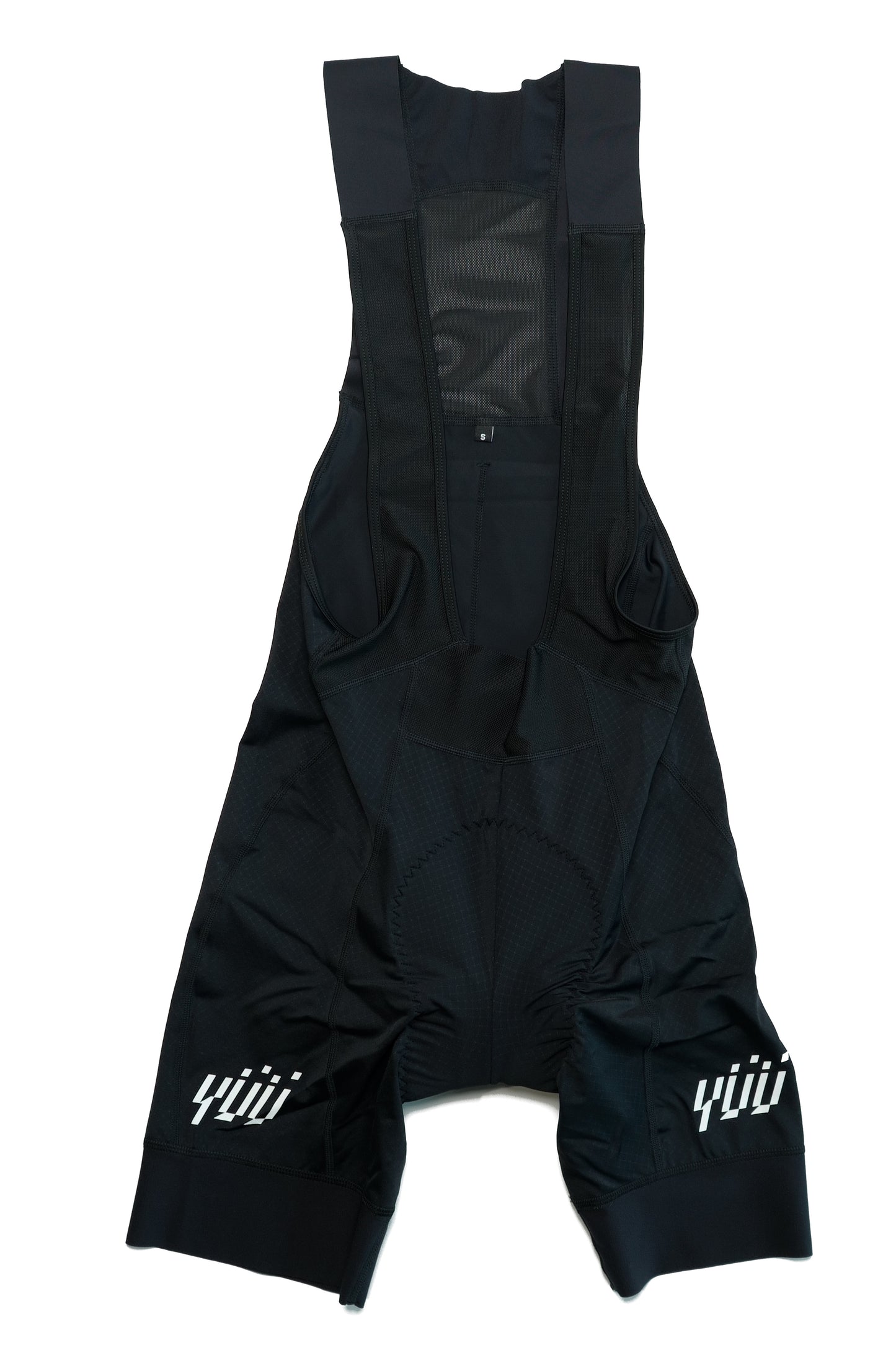 Black Cargo Bib Shorts